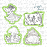 Fairy Garden Cutter set - STL- DIGITAL FILES