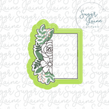 Floral Rectangle Plaque