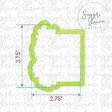 Floral Rectangle Plaque