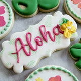 Tropical Leaf Silk Screen stencil