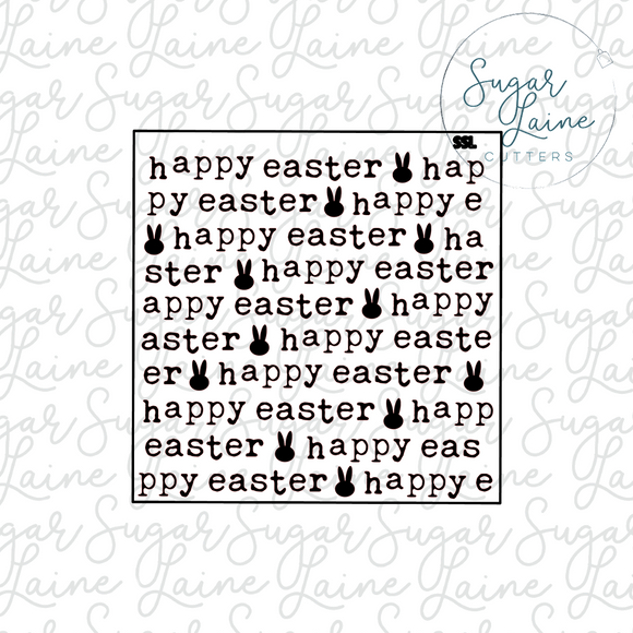 Happy Easter - Silk Screen Stencil