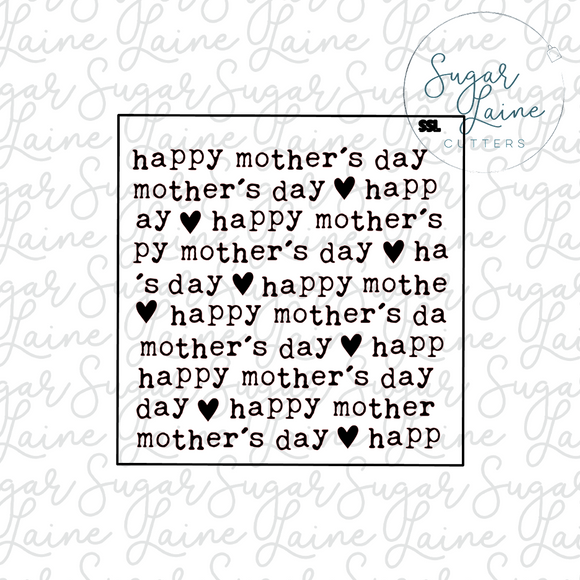Mother's Day - Silk Screen Stencil
