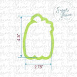 Pumpkin - Tall w/leaf