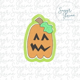 Pumpkin - Tall w/leaf