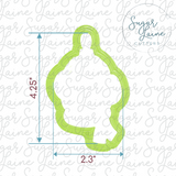 Snowman Ornament - TALL